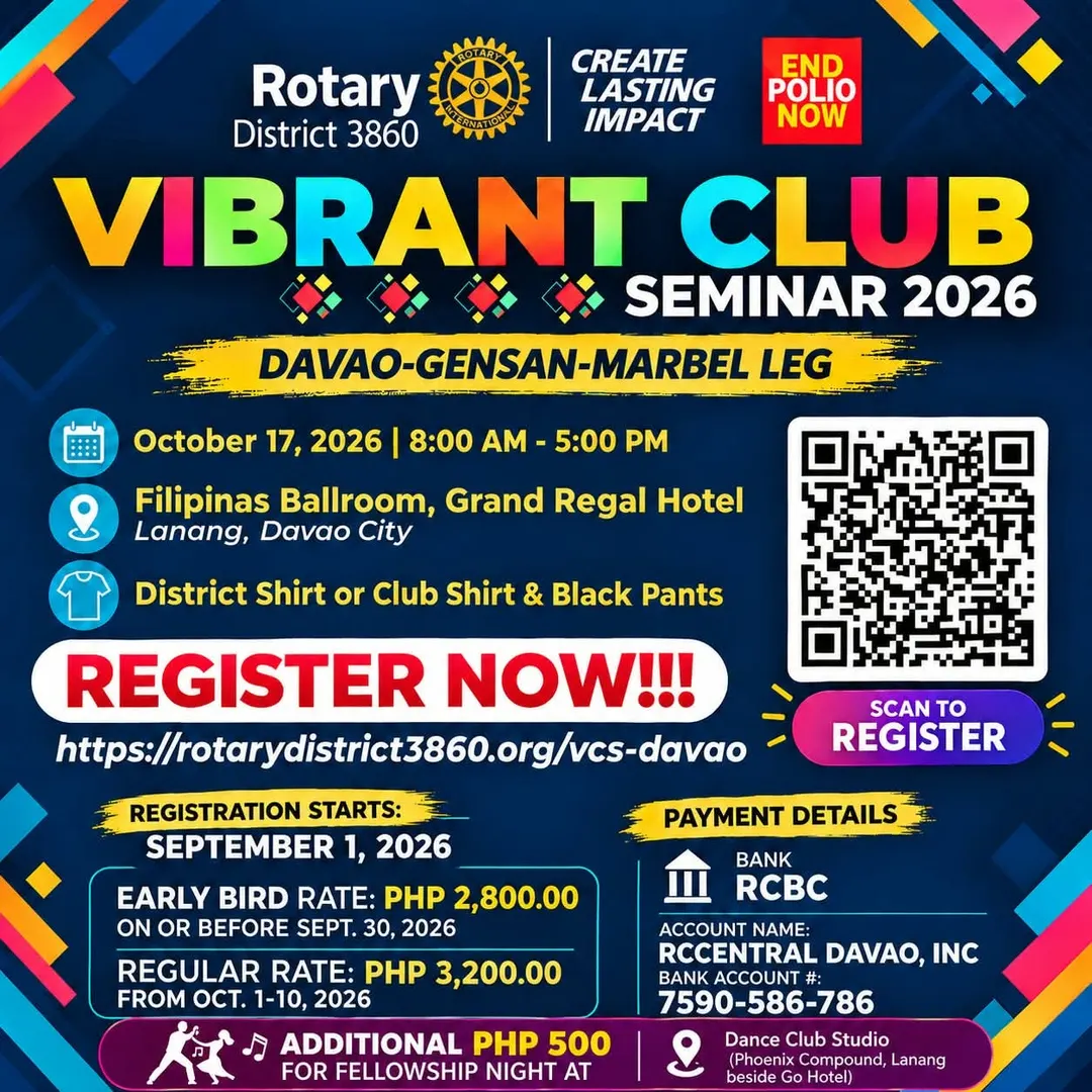 Vibrant Club Seminar: Davao-GenSan-Marbel official banner