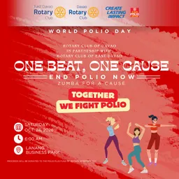 One Beat, One Cause: End Polio Now, Zumba for a Cause