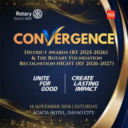 Convergence: District Awards & TRF Night