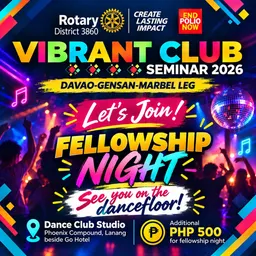 Vibrant Club Seminar: Davao-GenSan-Marbel Fellowship Night