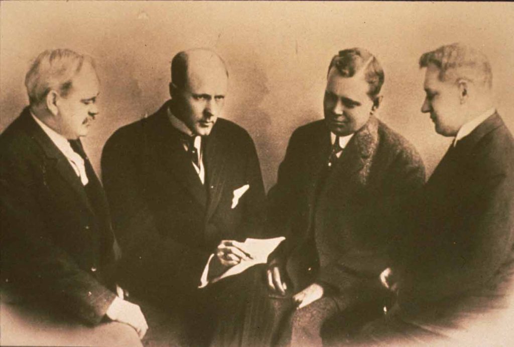 The first Rotary meeting in Chicago, 1905