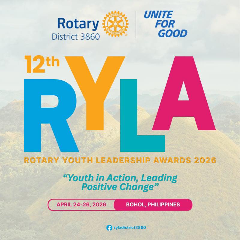 12th RYLA — Youth in Action official banner